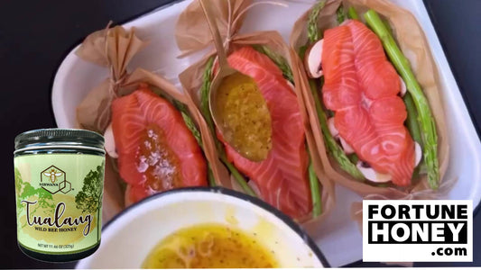 Salmon Boats – Easy & Made Healthier with Fortune Honey's Tualang Honey