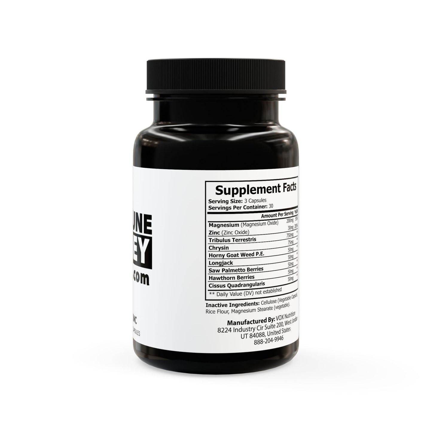 Magnesium Zinc Supplement (90 Capsules)