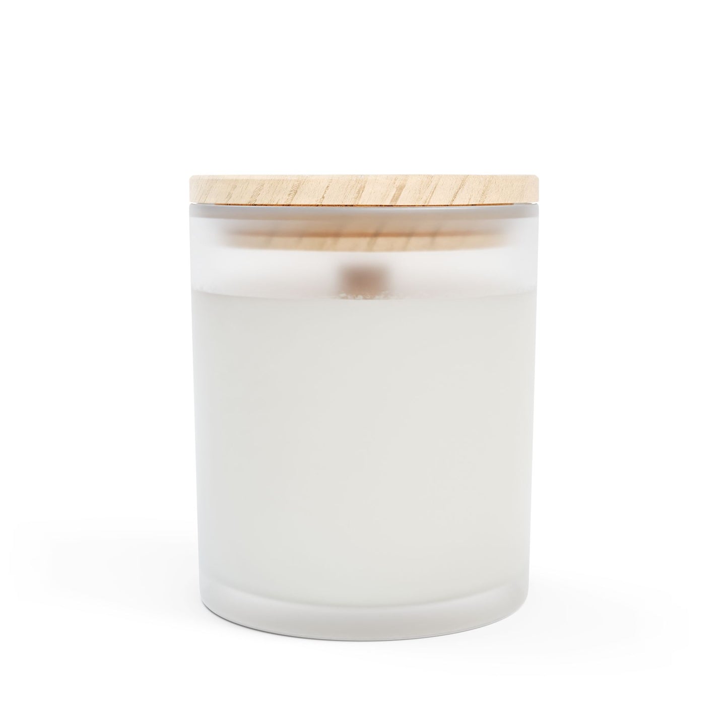 I am attracting fortune with every thought. Frosted Glass Candle - 11oz - Perfect Gift for Mindfulness and Self-Care