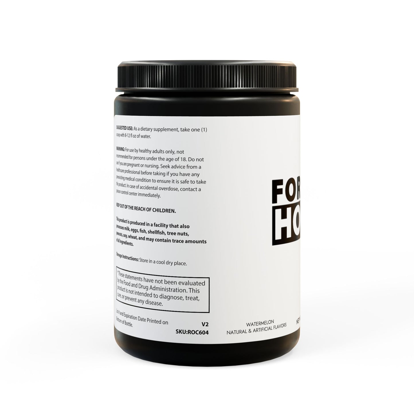 BCAA Supplement, Watermelon (325g, 11.46oz, 45 servings)