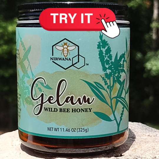 FortuneHoney.com - Tualang Raw Wild Bee Honey • Apis Dorsata • Multifloral • Unpasteurized • 11.46 oz
