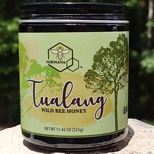 FortuneHoney.com - Tualang Raw Wild Bee Honey • Apis Dorsata • Multifloral • Unpasteurized • 11.46 oz