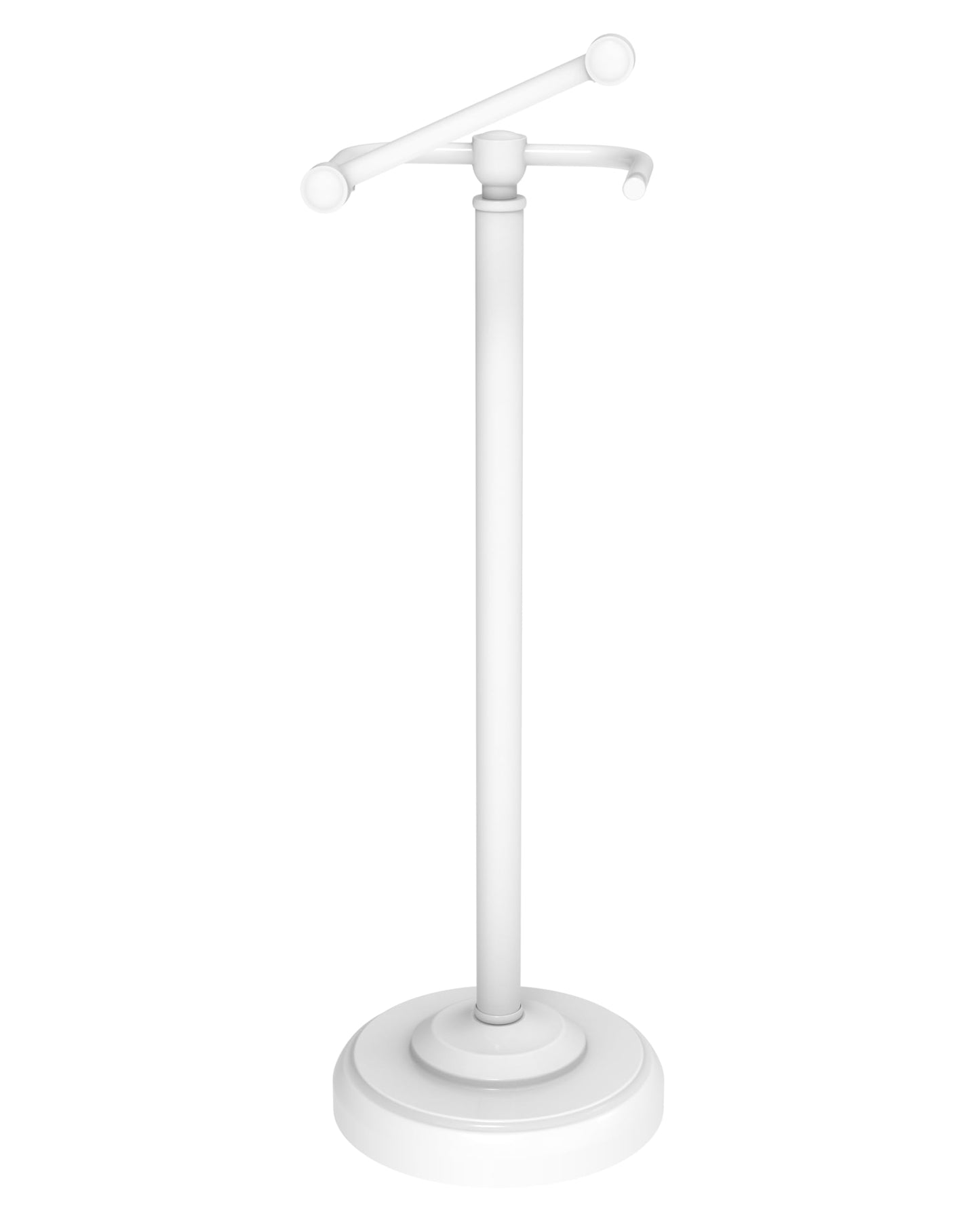 Toilet Paper Holder Stand, Brushed Nickel Toilet Paper Holder Free Standing, Post Pivoting Design & Stable Weighted Base SUS304 Stainless Steel for Bathroom(Mega Roll)
