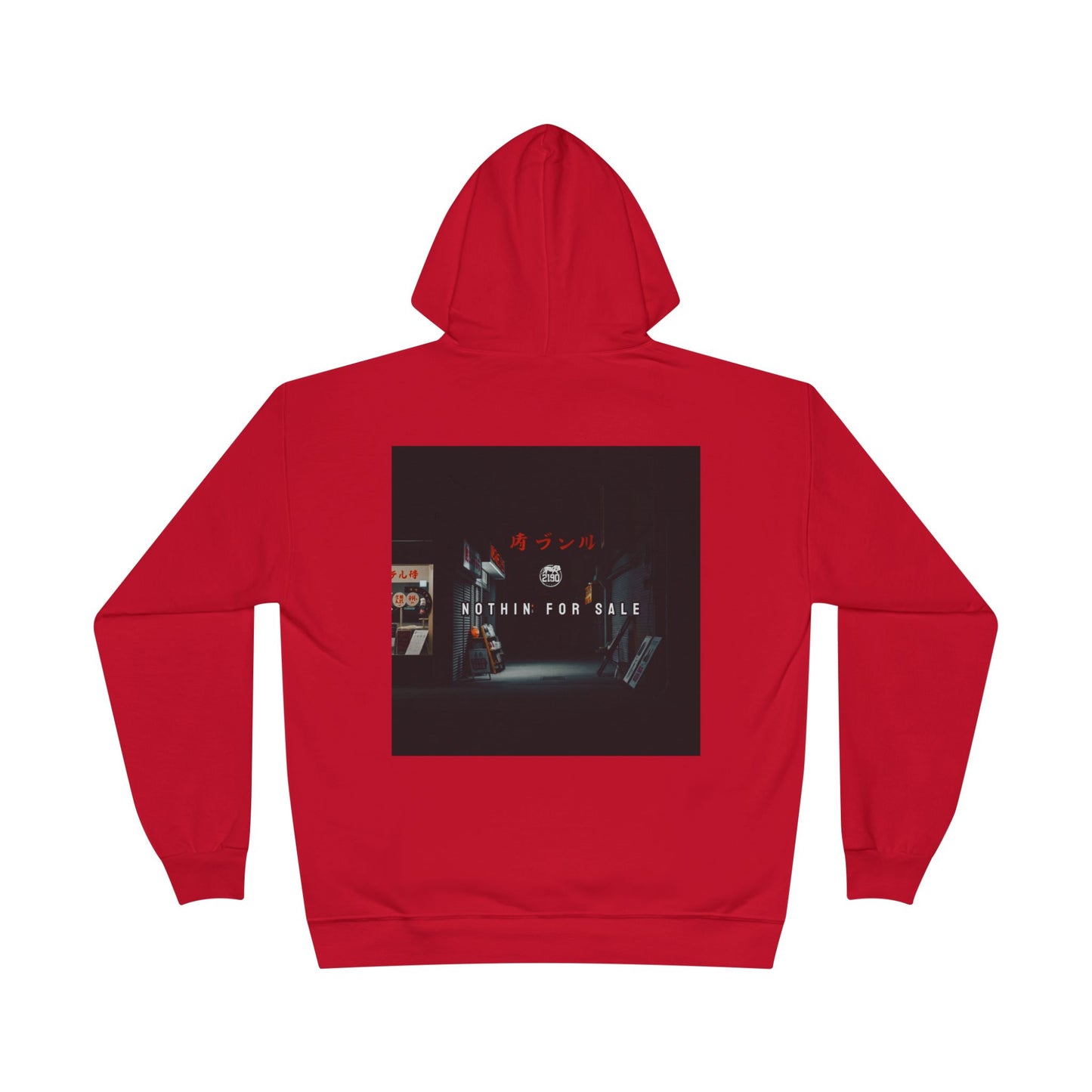 Unisex Eco-Friendly Hoodie with 2190 Music 'Nothin for Sale' Graphic - Comfortable & Stylish for Everyday Wear