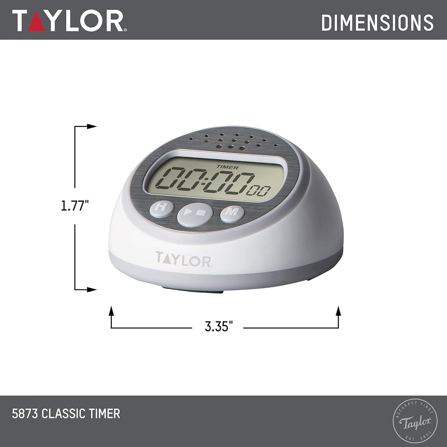 Digital Timer Super Loud, Best For Aging Ears, Easy To Use