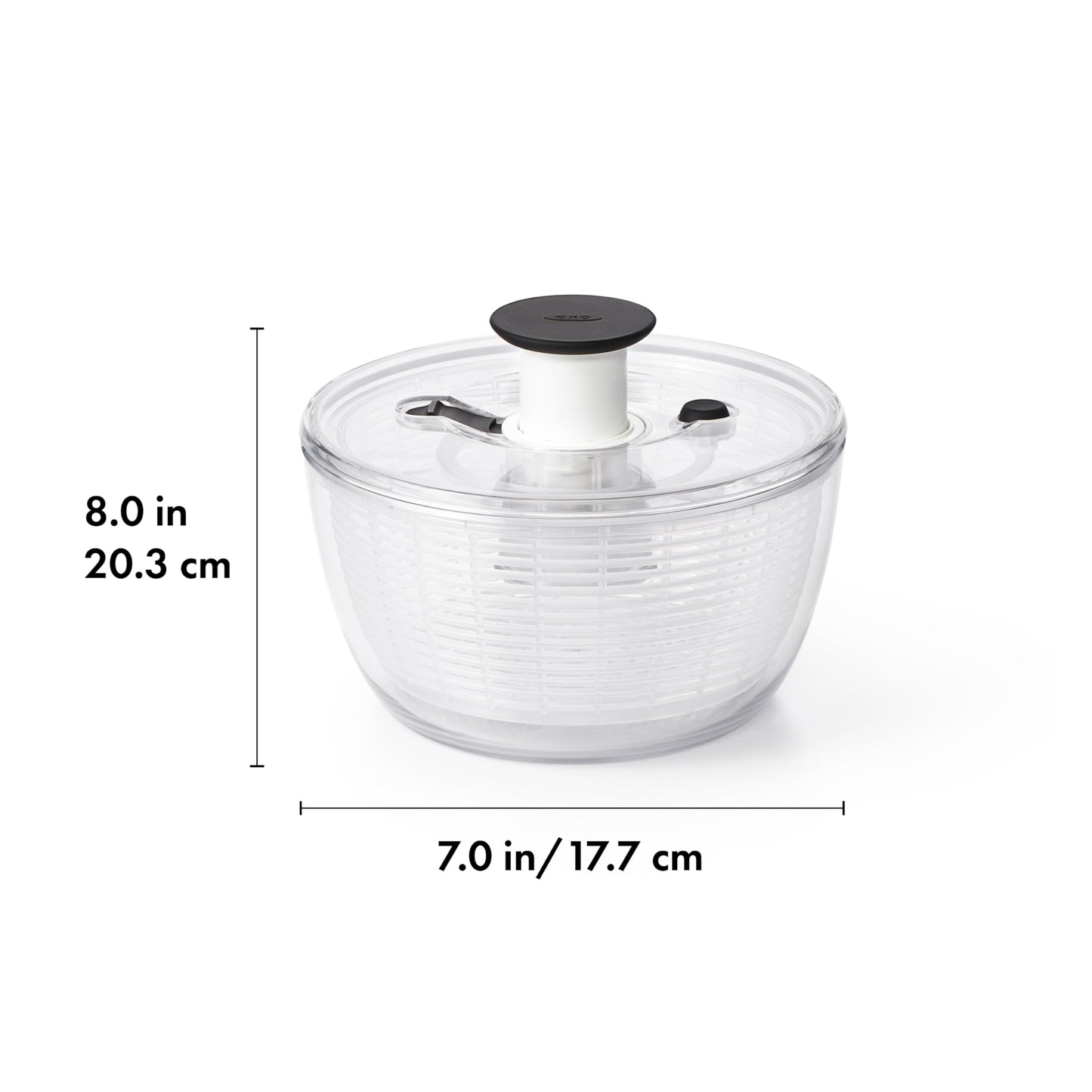 OXO Good Grips Large Salad Spinner - 6.22 Qt., White