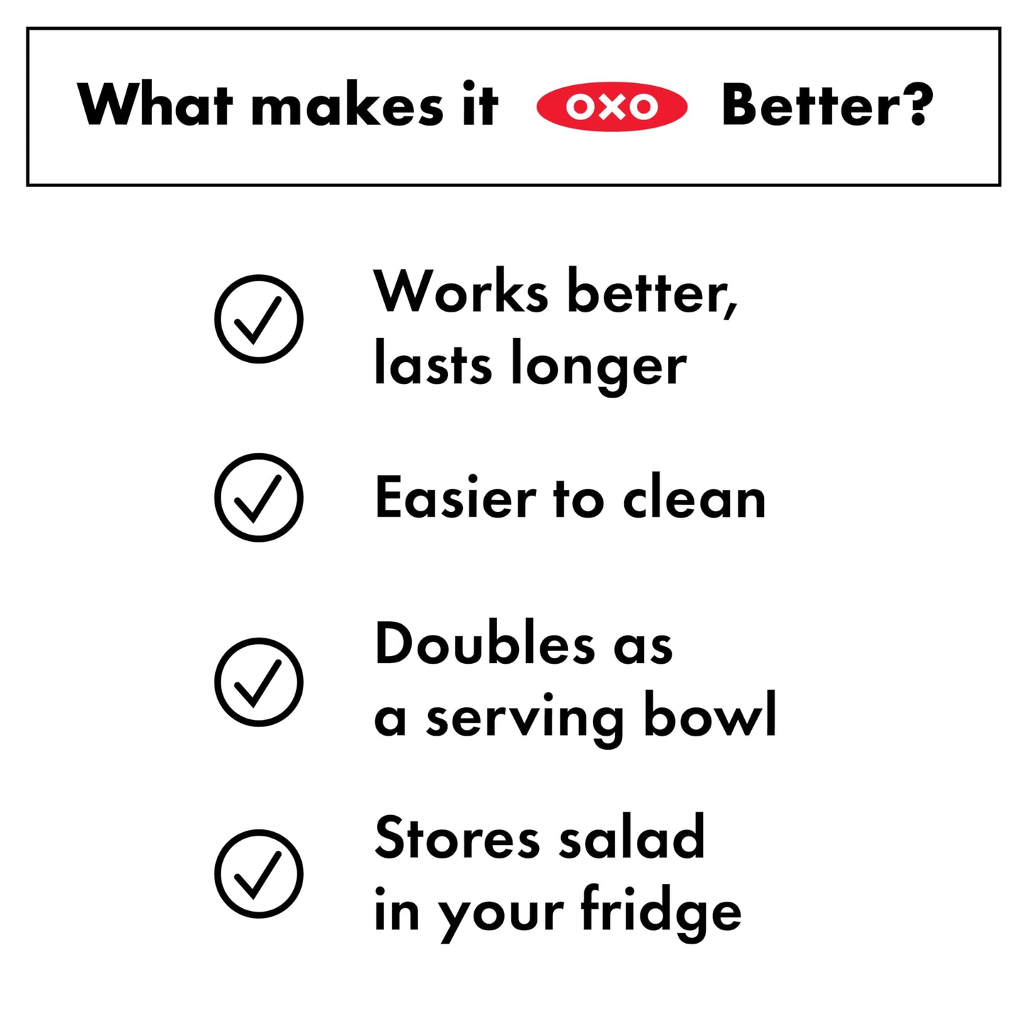 OXO Good Grips Large Salad Spinner - 6.22 Qt., White