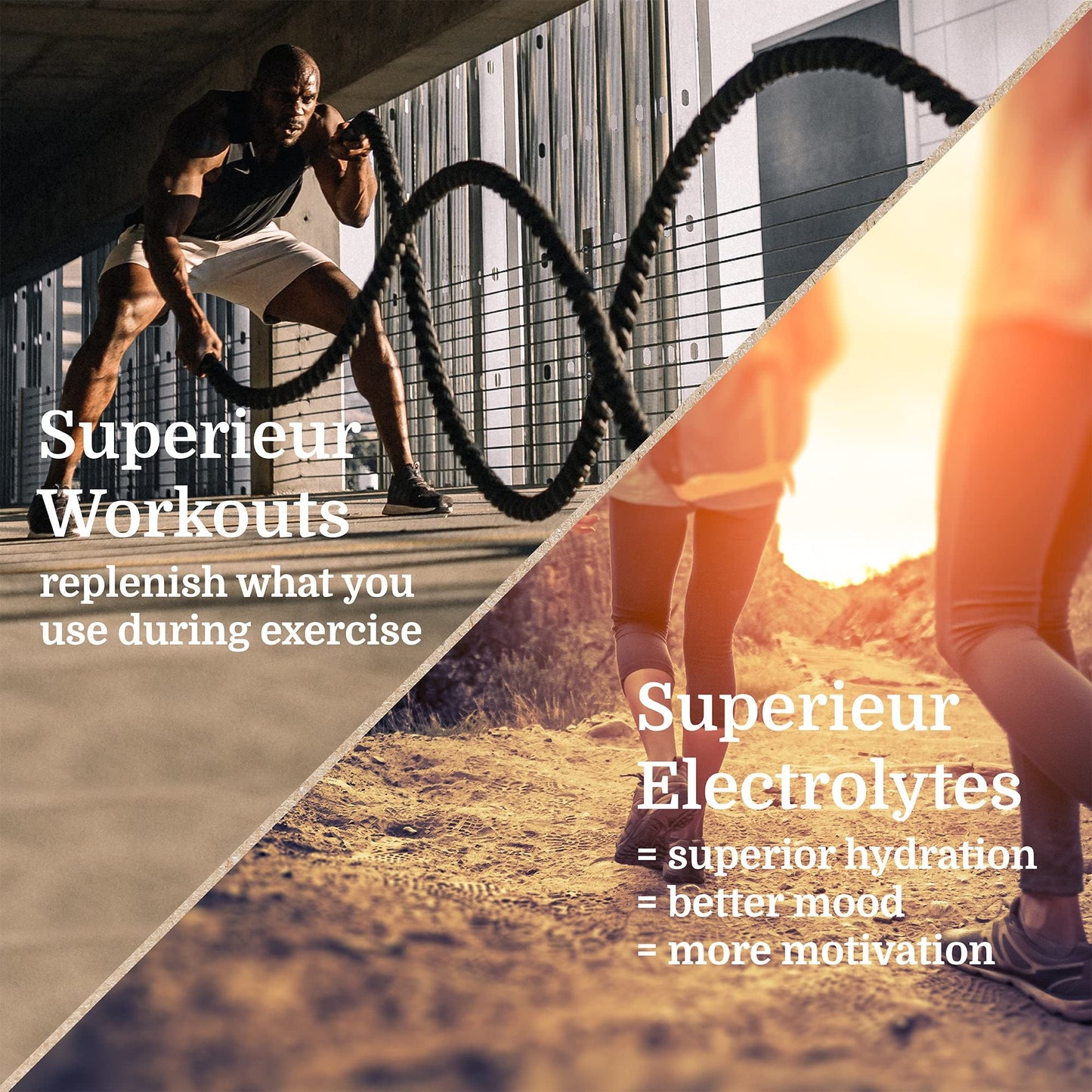 Superieur Electrolytes–Plant Based Electrolyte Supplement w/Sea Minerals for Hydration & Recovery–Keto Friendly, Non-GMO, Zero Sugar, Vegan Healthy Sports Drink Powder–Strawberry Lemon(70 Serv)