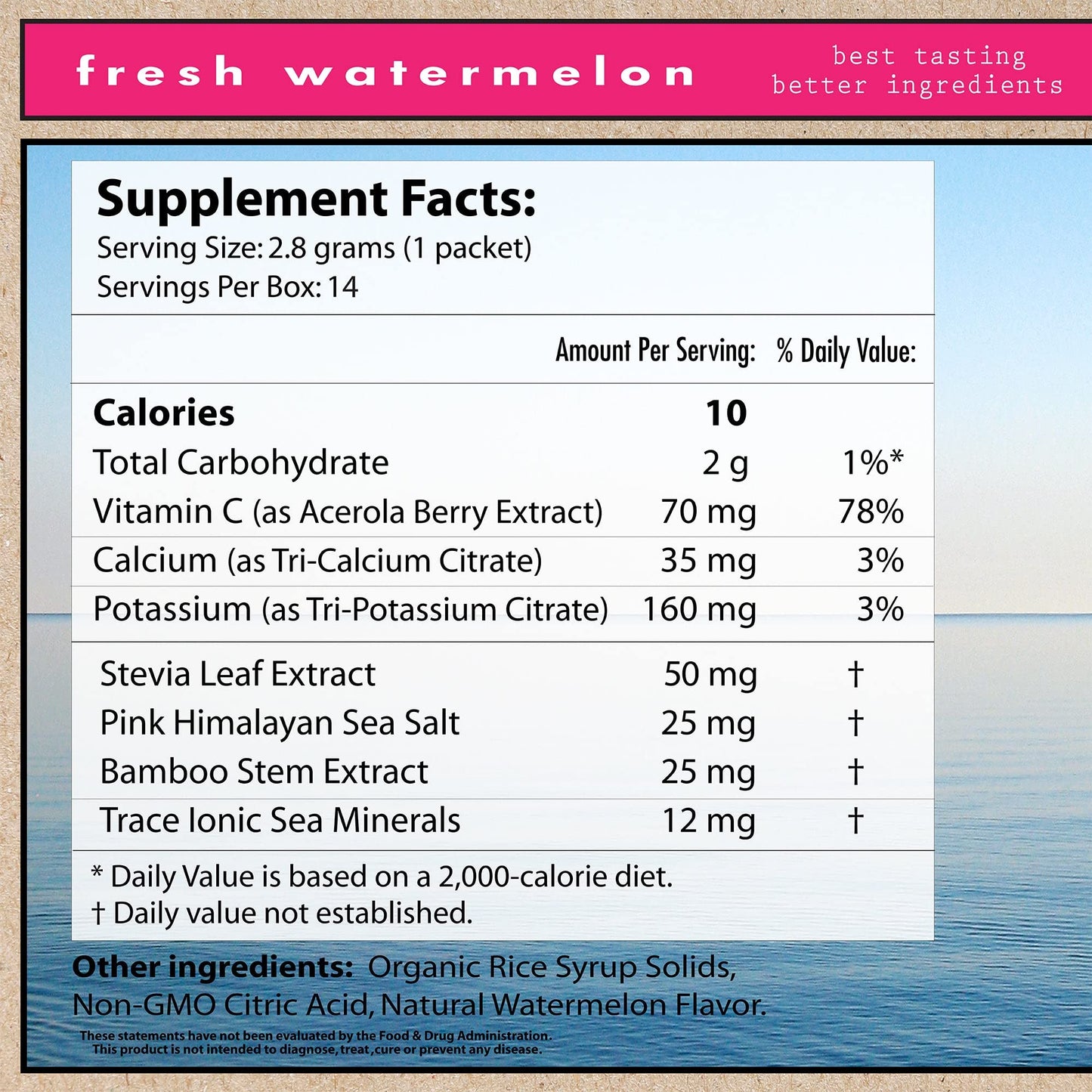 Superieur Electrolytes–Plant Based Electrolyte Supplement w/Sea Minerals for Hydration & Recovery–Keto Friendly, Non-GMO, Zero Sugar, Vegan Healthy Sports Drink Powder–Strawberry Lemon(70 Serv)