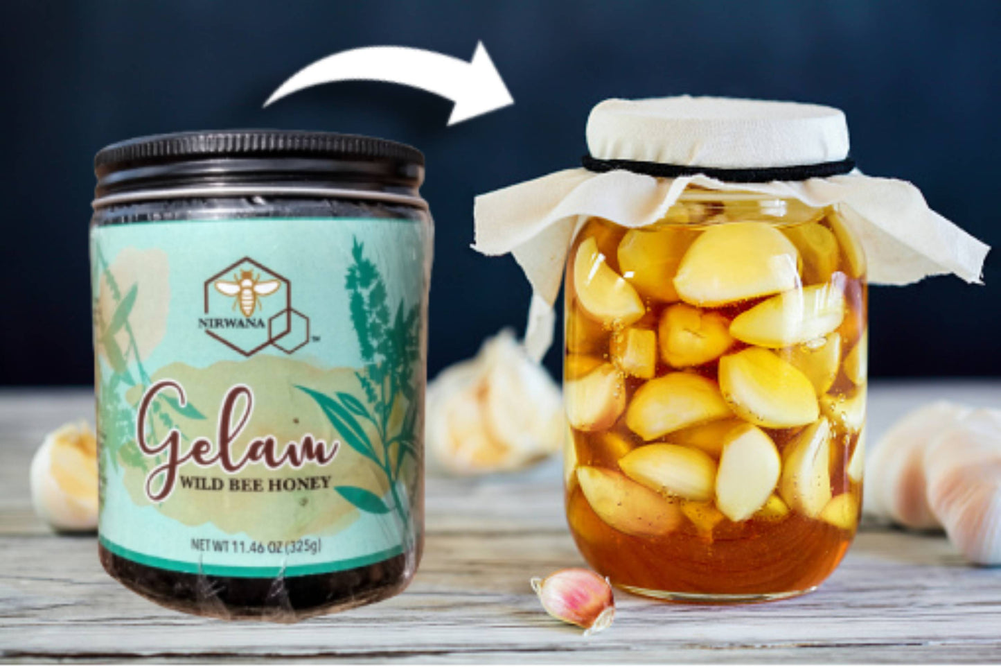 FortuneHoney.com - Gelam Raw Wild Bee Honey • Apis Dorsata • Monofloral • Unpasteurized • 11.46 oz