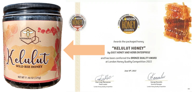 Kelulut Raw Wild Stingless Bee Honey • Trigona •  Multifloral  •  Unpasteurized •  11.46 oz