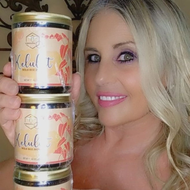 FortuneHoney.com - Kelulut Raw Wild Stingless Bee Honey • Trigona • Multifloral • Unpasteurized • 11.46 oz
