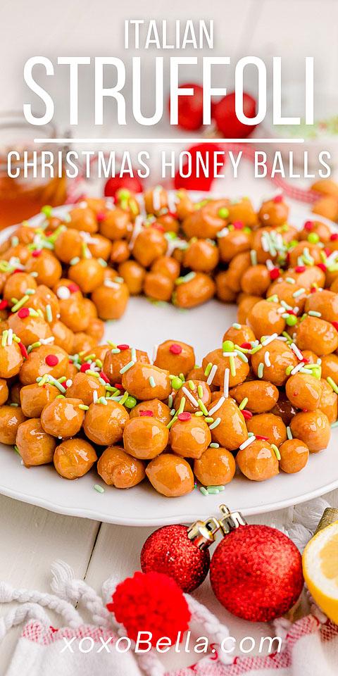 Easy Homemade Italian Struffoli Christmas Honey Balls