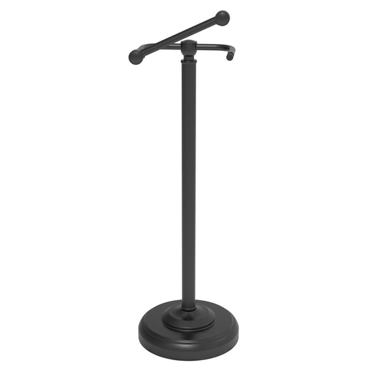 Toilet Paper Holder Stand, Brushed Nickel Toilet Paper Holder Free Standing, Post Pivoting Design & Stable Weighted Base SUS304 Stainless Steel for Bathroom(Mega Roll)