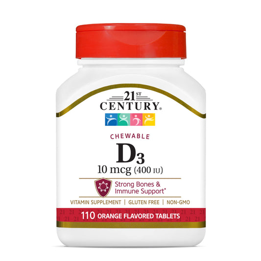 21st Century D3 2000 IU Softgels, 250 Count