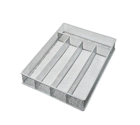 Mesh 5-part In-drawer Cutlery Organizer Kitchen Utensil Flatware Tray Model #196
