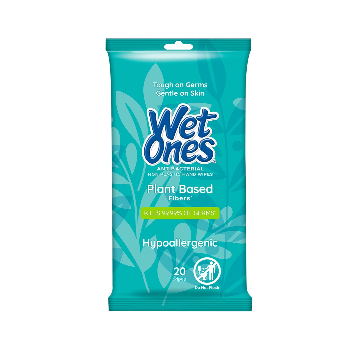 Wet Ones Plant Based Antibacterial Hand Wipes - Travel Wipes, 20 ct. (10 pack)
